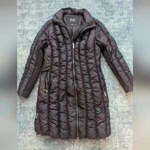 ZAC Zac Posen Black Puffer Coat Size L